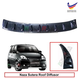 Naza Sutera Forza 2006-2011 Vortex Generator Shark Fin Aerodynamic Rear Top Roof Diffuser Diffusor